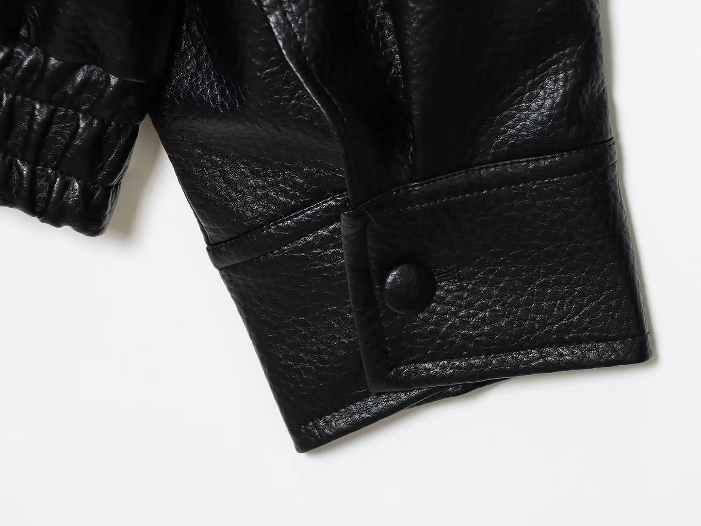 Vintage noir Leather