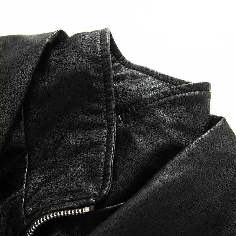 Full Sleeve Stand Collar Slim Jacket