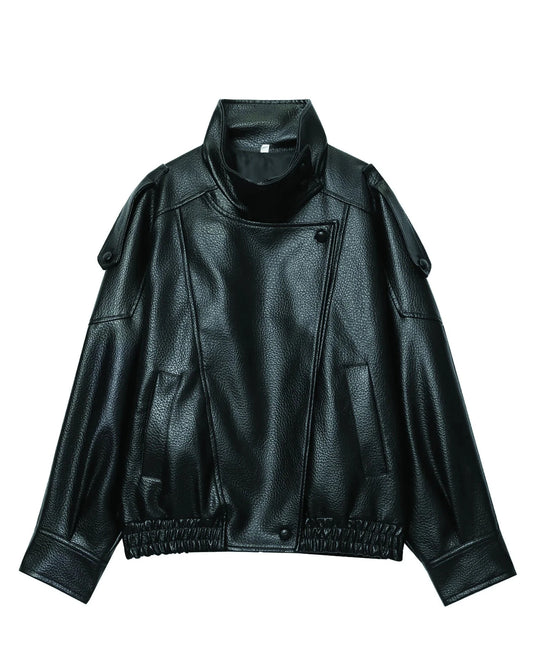 Vintage noir Leather