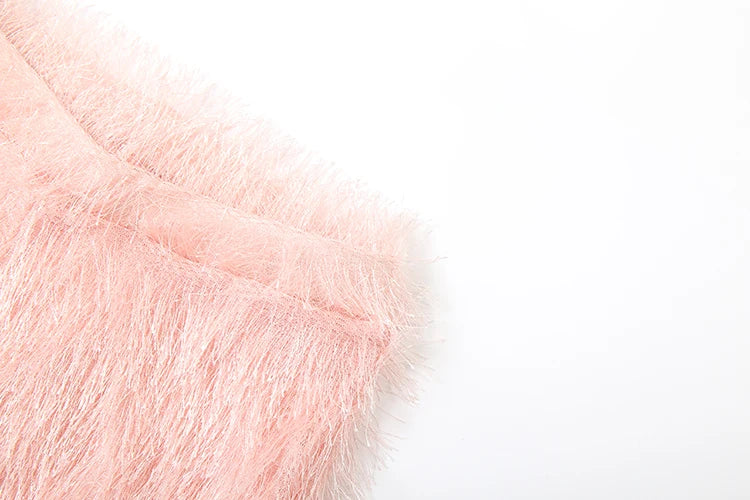 Casual Straight fluffy Pants