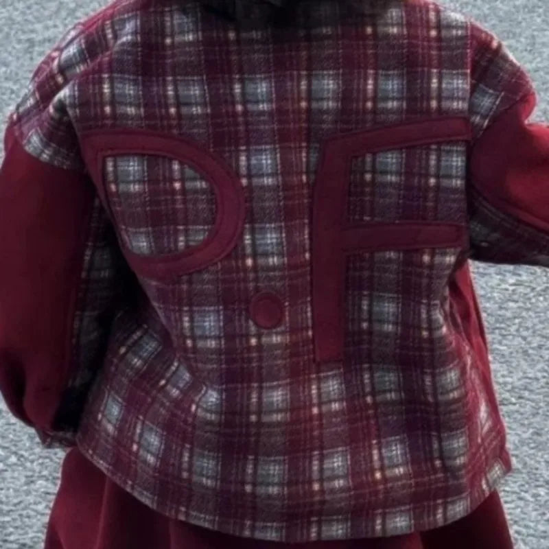 Chequered Cotton Thickened Set