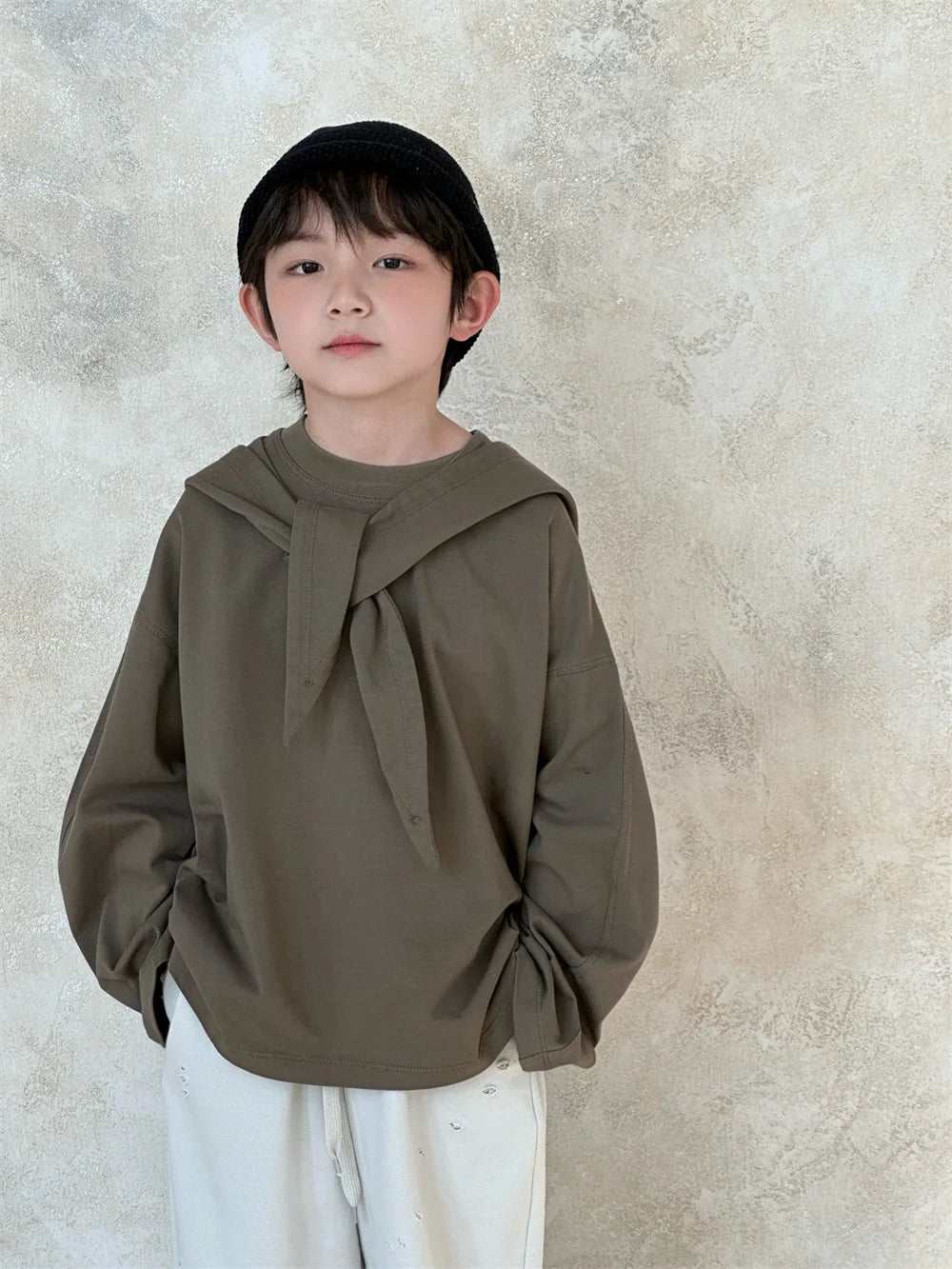 Kids Western Style Versatile Long sleeve