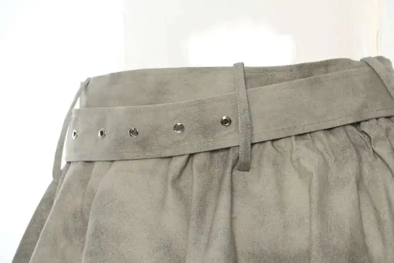 Camouflage Lapel Loose Mini Skirt Suit