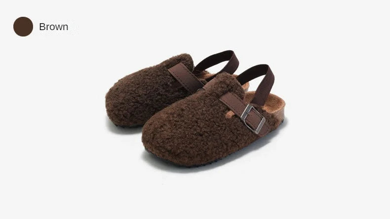 Children's Fleece Elastic Clogs