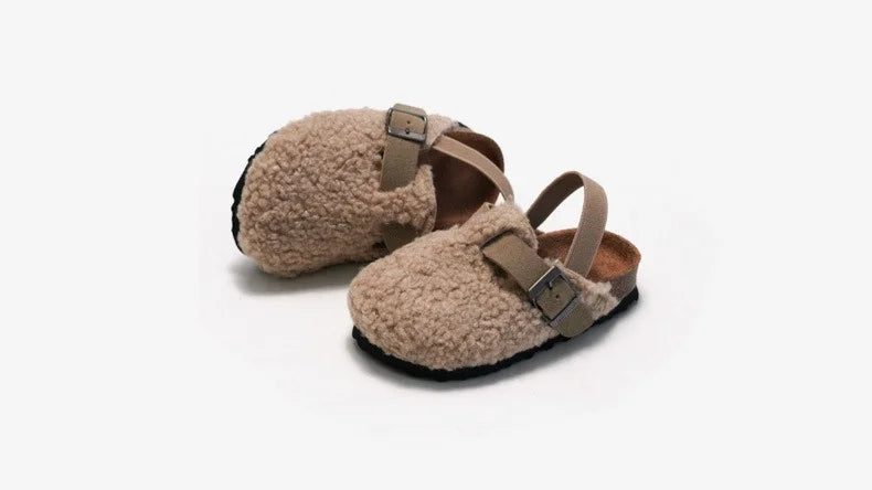 Children's Fleece Elastic Clogs