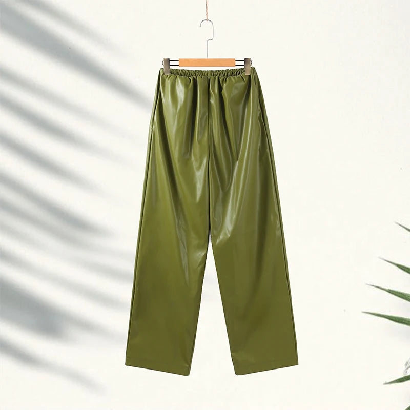 Vintage Leather skirt or pant set