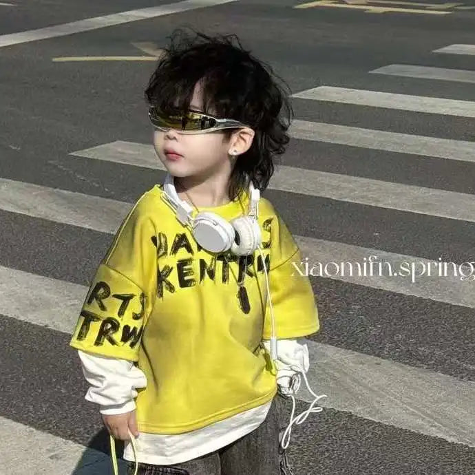 Patchwork  T-shirt Retro