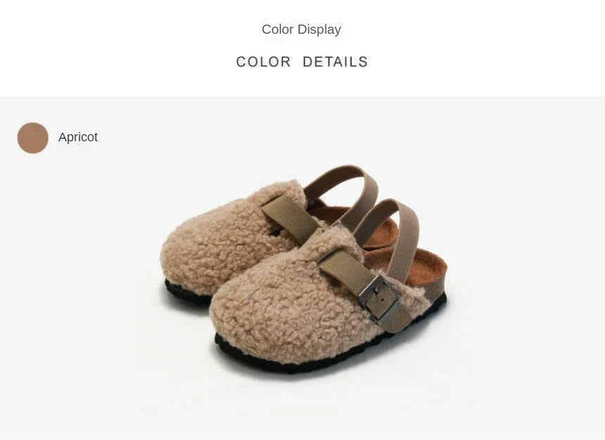 Children's Fleece Elastic Clogs