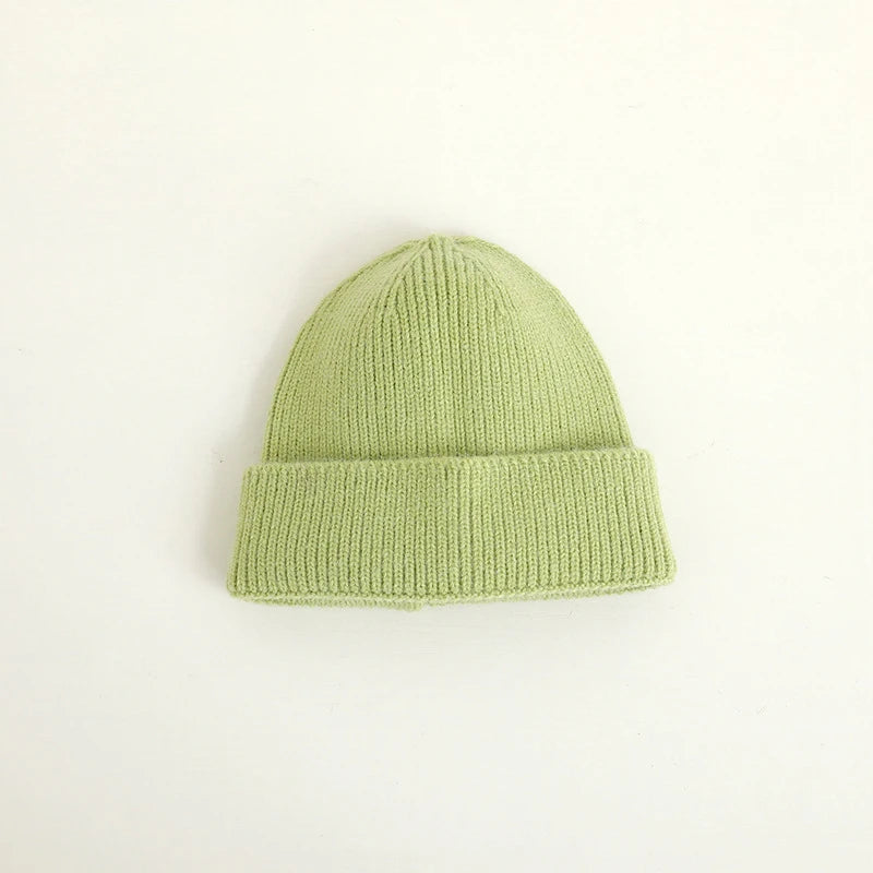 Candy Color Knitted Beanie for Kids