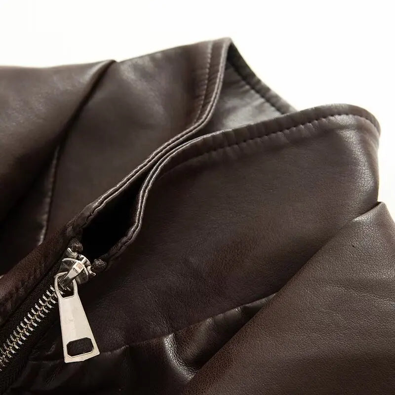 Full Sleeve Stand Collar Slim Jacket