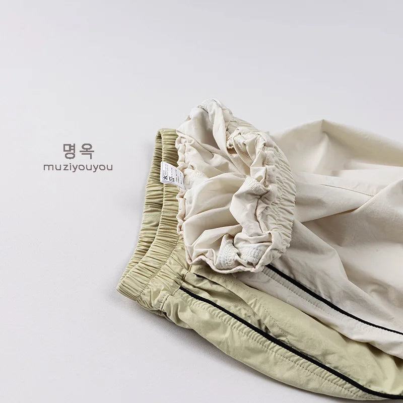 2025 Summer New Thin Cotton Kids Versatile Pants