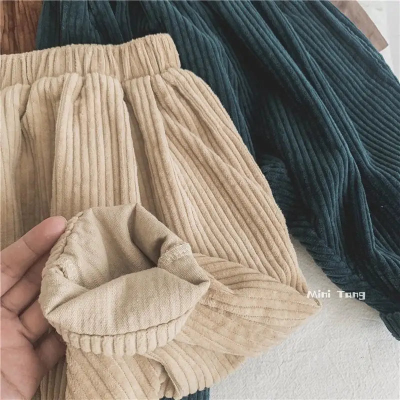 Children's Korean Corduroy Pants