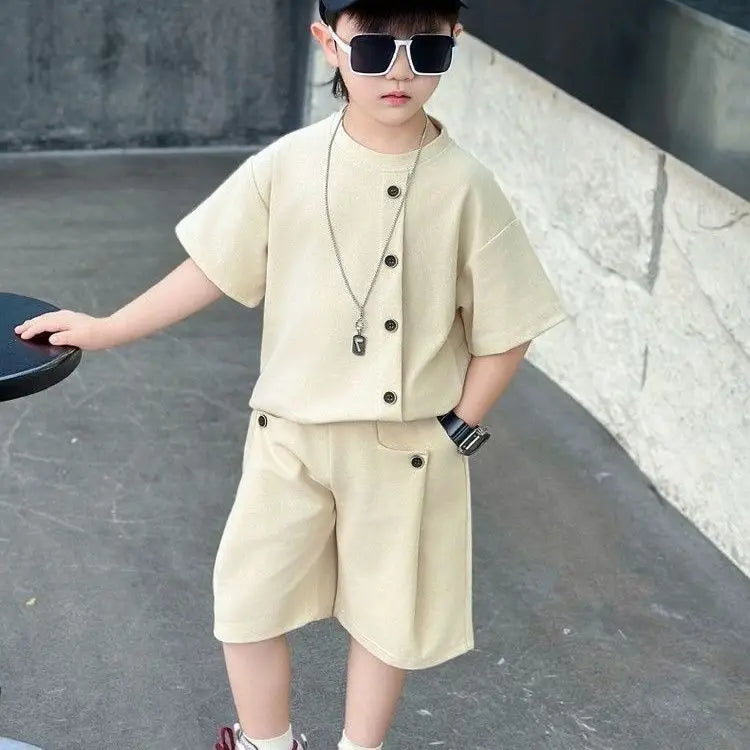 Casual button up set