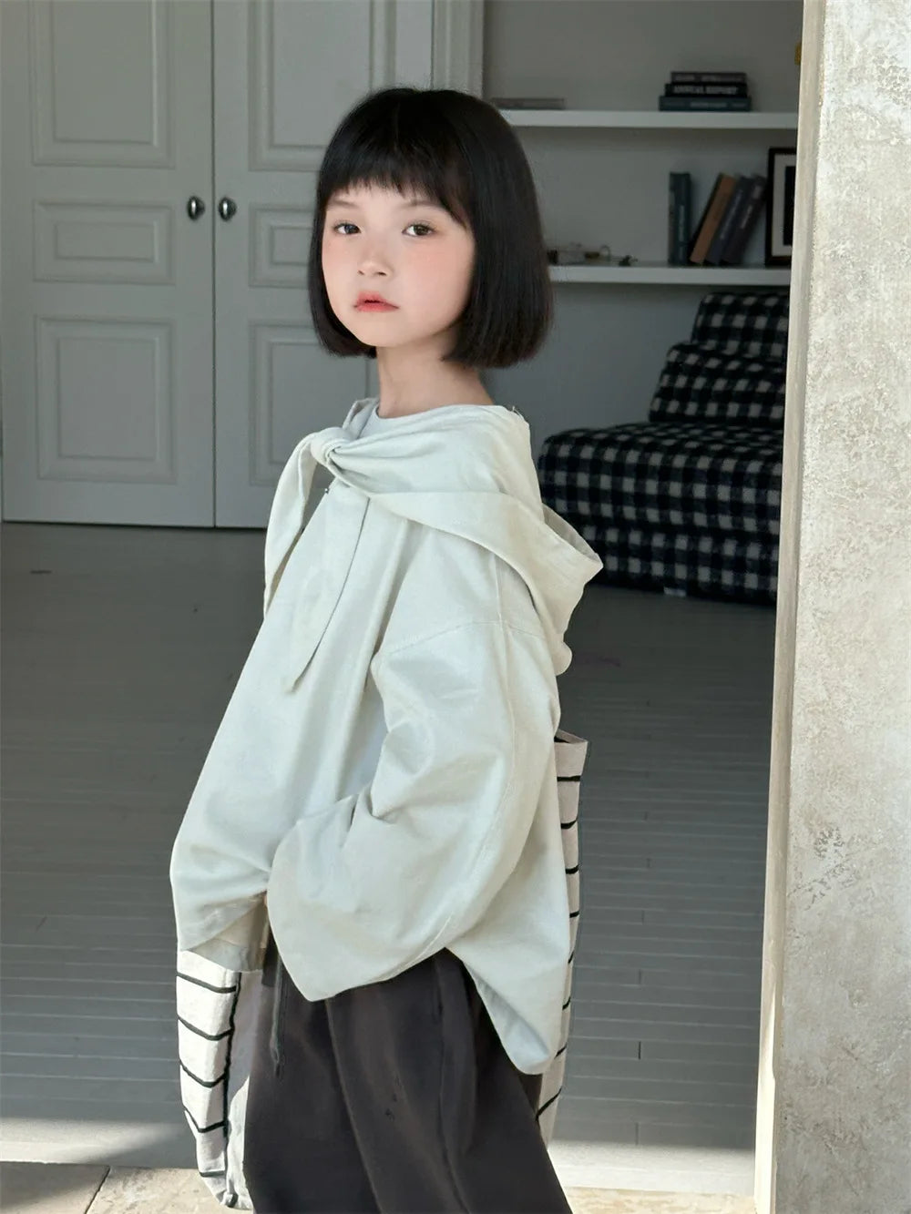 Kids Western Style Versatile Long sleeve