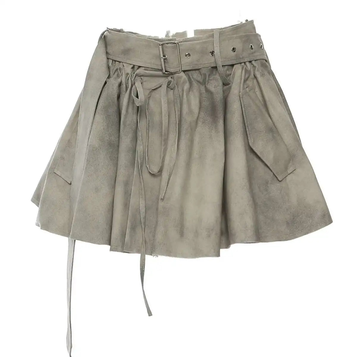 Camouflage Lapel Loose Mini Skirt Suit