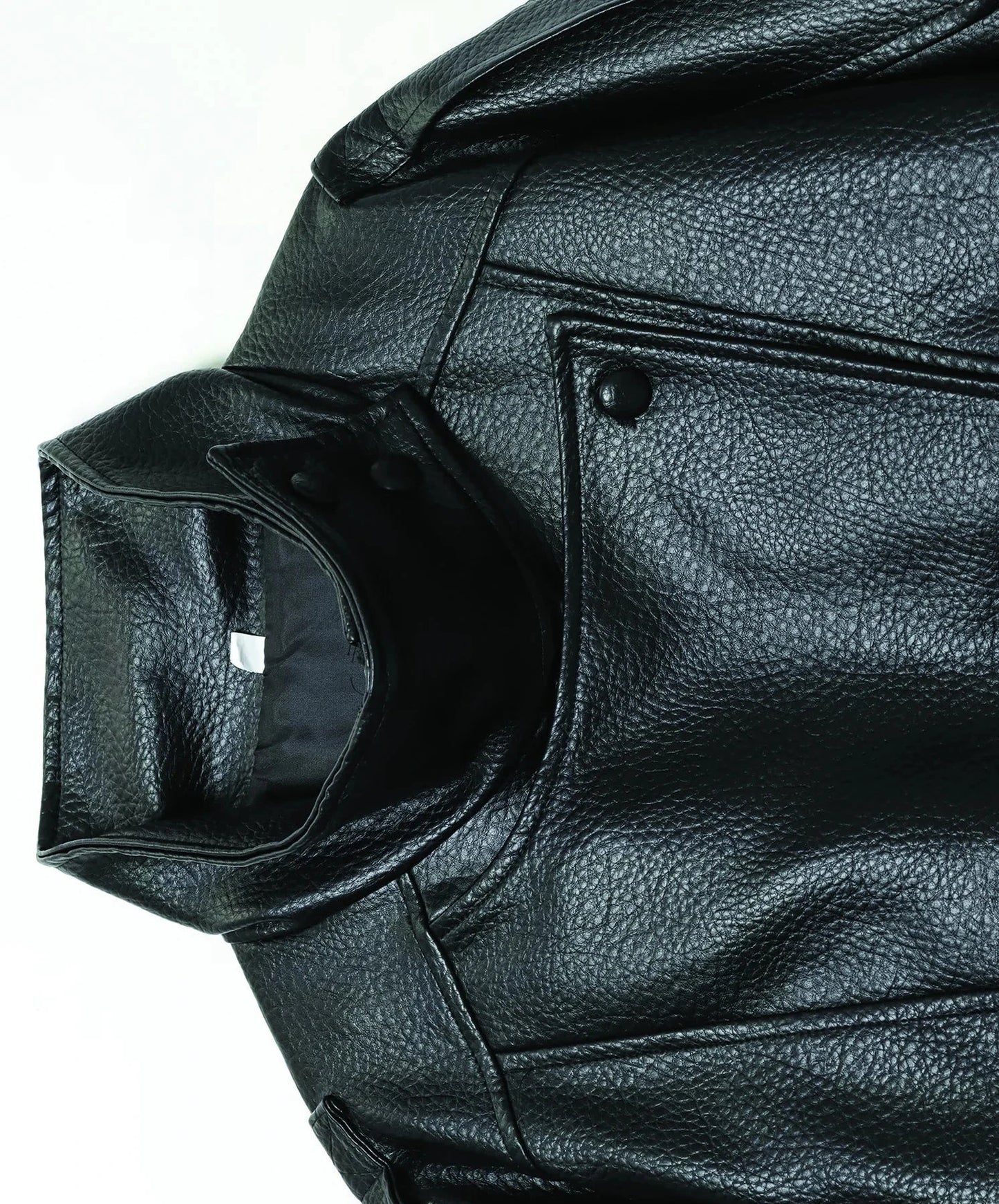 Vintage noir Leather