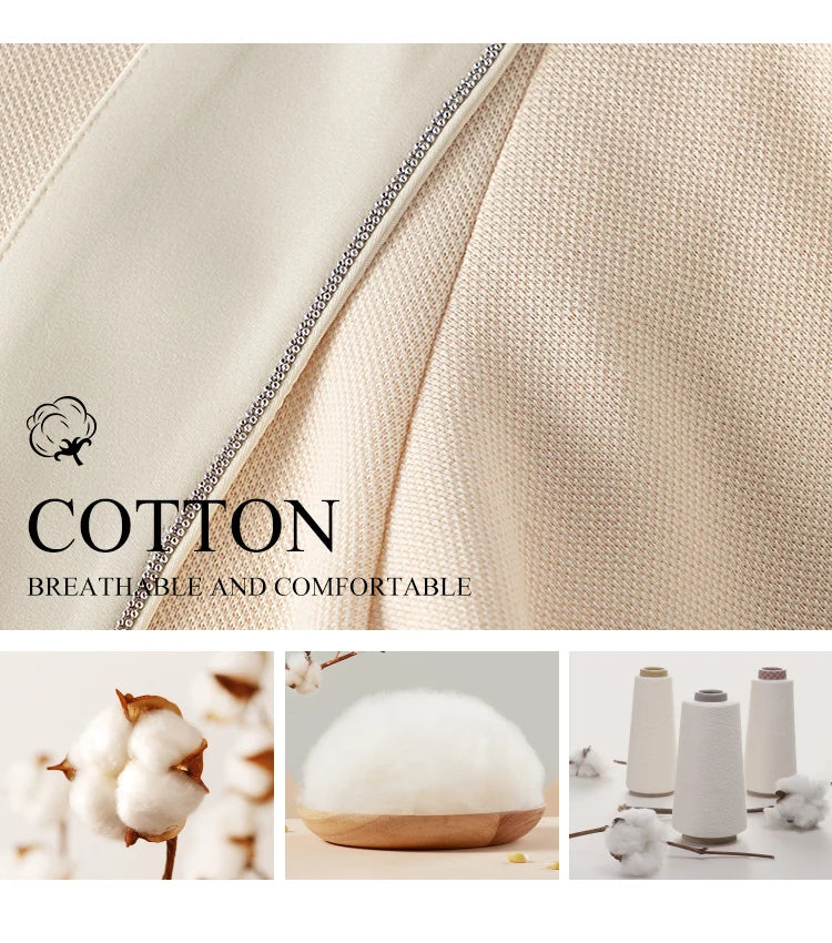 K712W  61% combed cotton Autumn and winter new luxury women's long-sleeved sweatshirt color-blocked pullover top Clothing