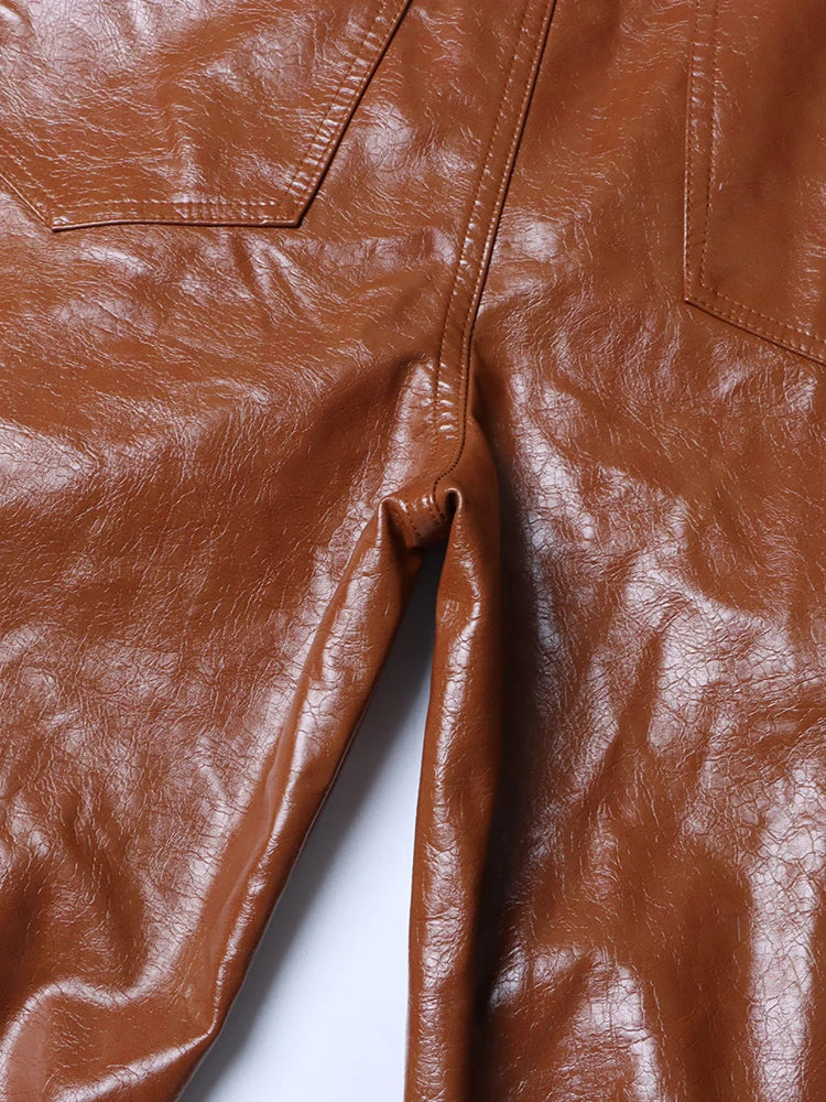 Patchwork Pockets  Pants