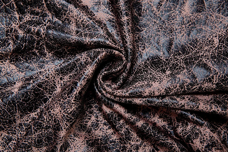 Nibber Fashion Print Mesh Patchwork