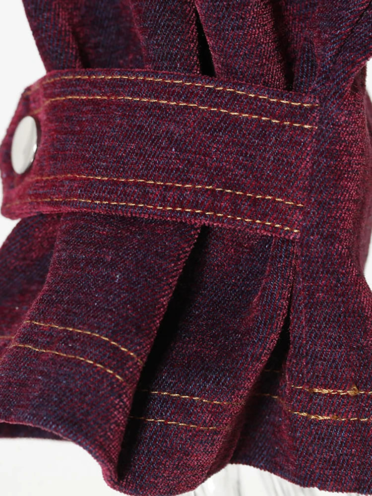 Asymmetric Denim Jacket