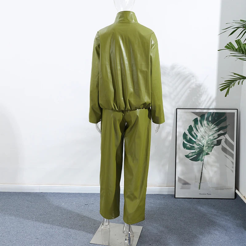 Vintage Leather skirt or pant set