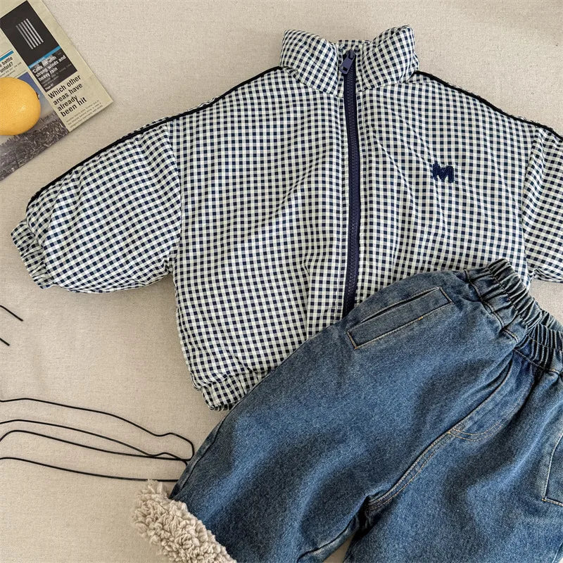 Plus Velvet Thick puffer