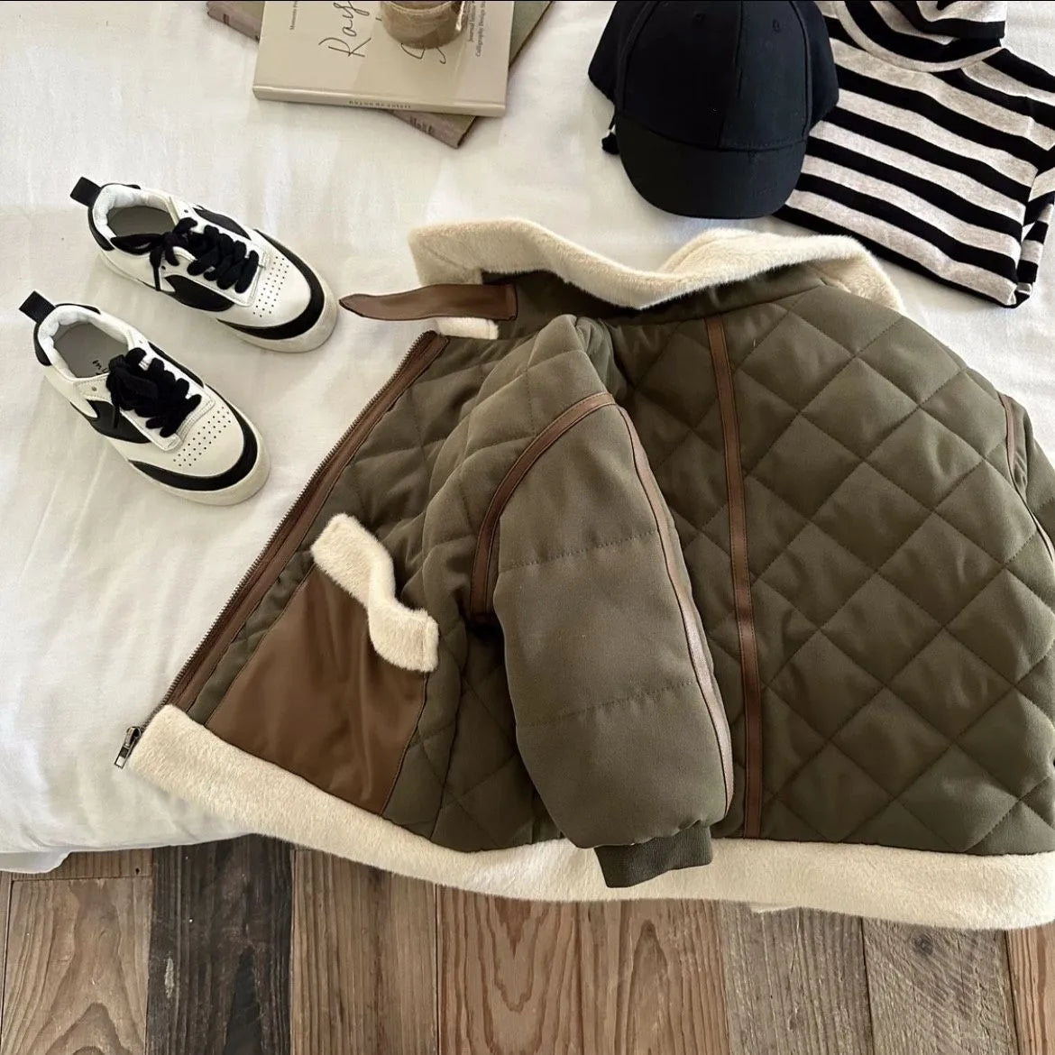 Plush Thickened Cotton Coat