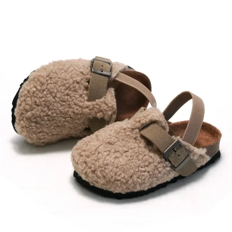 Children's Fleece Elastic Clogs