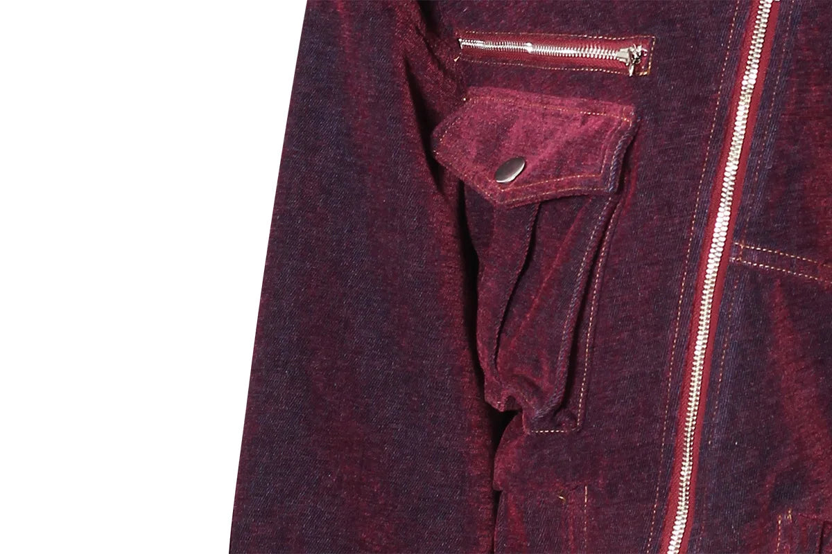 Asymmetric Denim Jacket