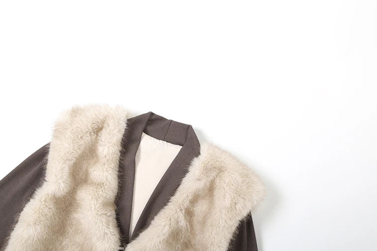 Patchwork Buckle Cardigan Full