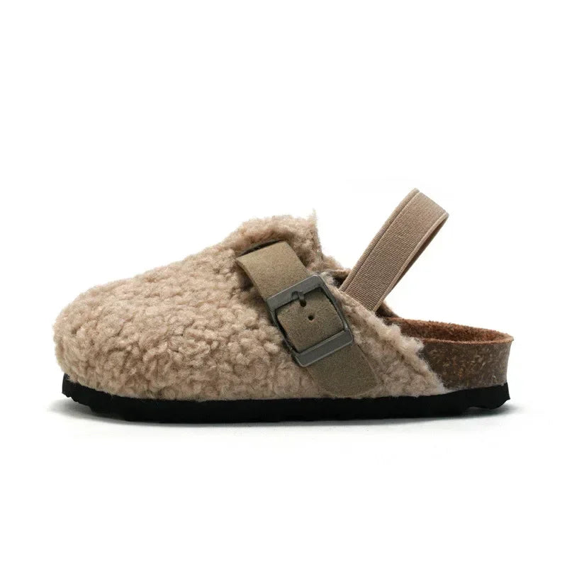 Children's Fleece Elastic Clogs