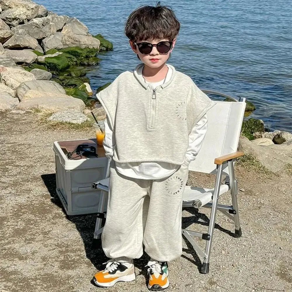 Casual Pullover Sweater Pants 3-piece