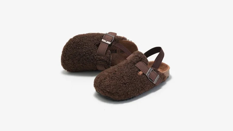 Children's Fleece Elastic Clogs