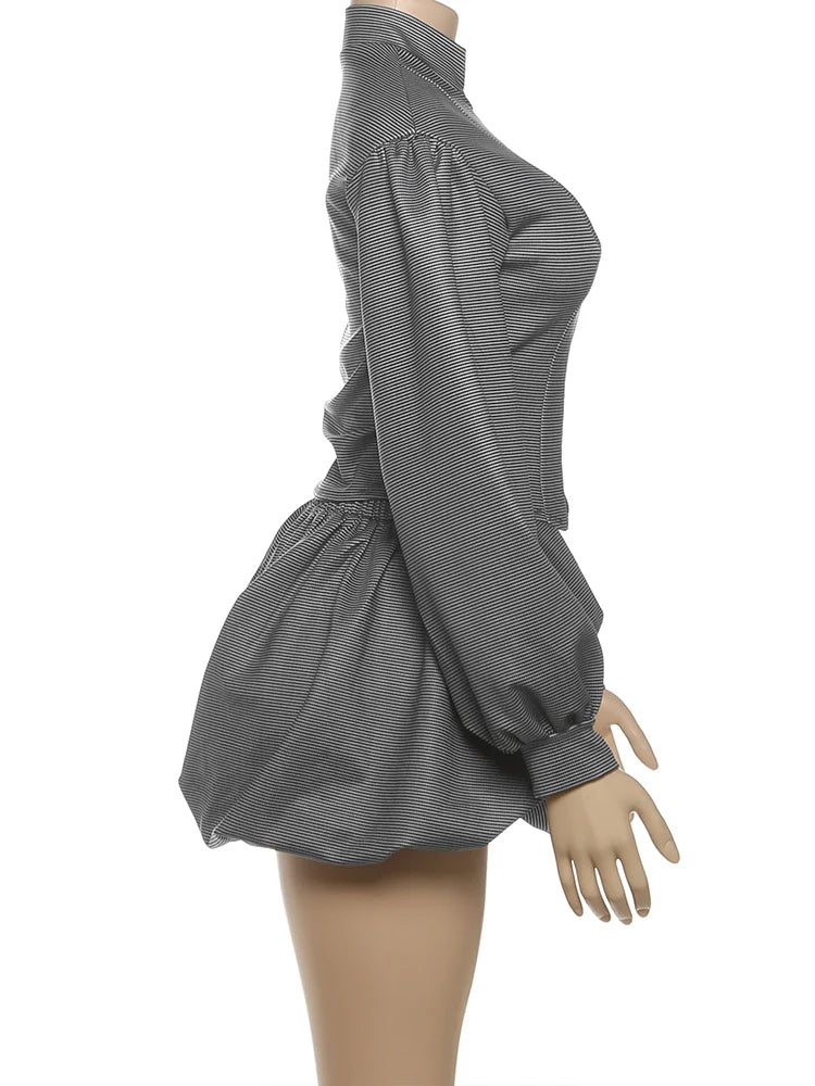 Casual Stripe 2 Piece Set