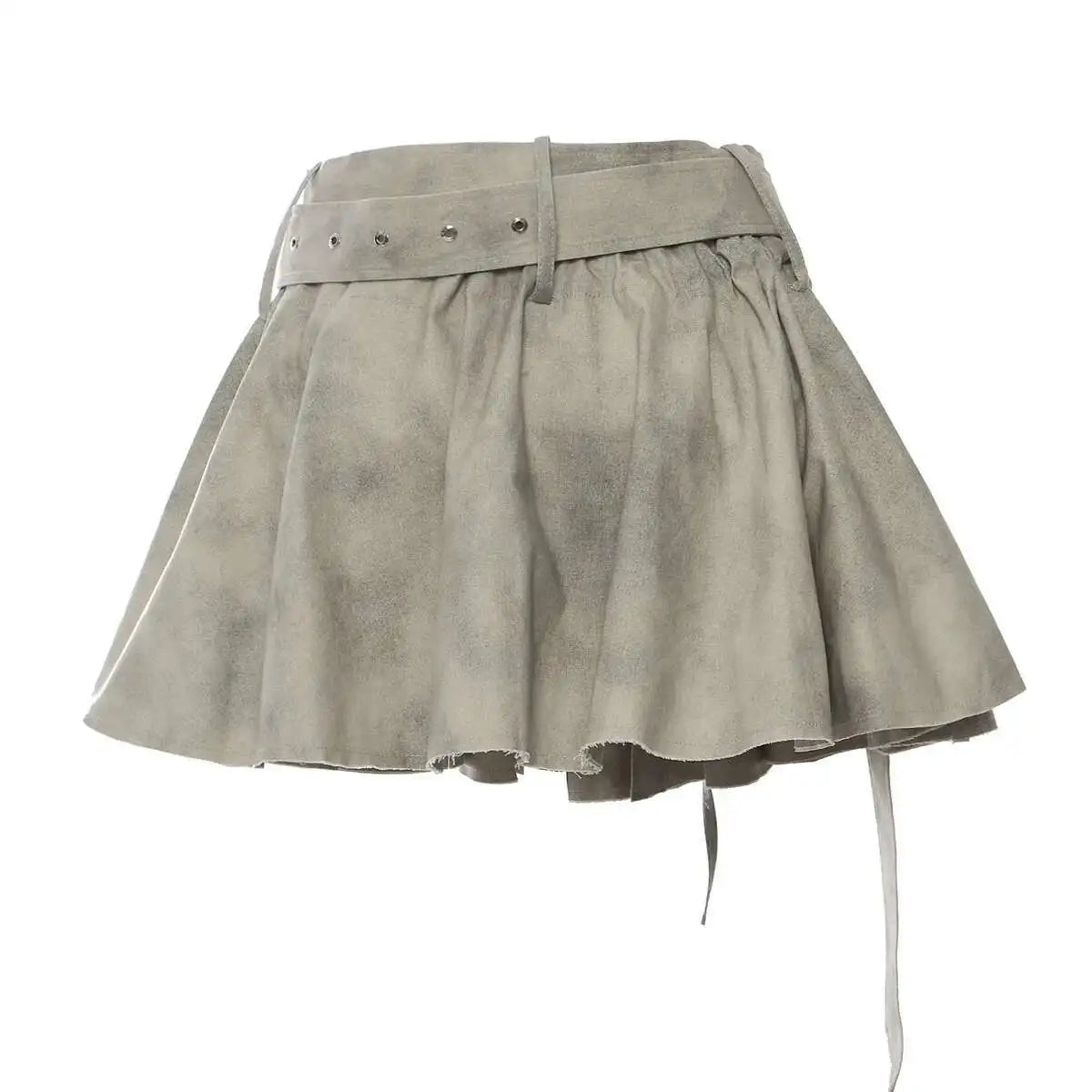Camouflage Lapel Loose Mini Skirt Suit