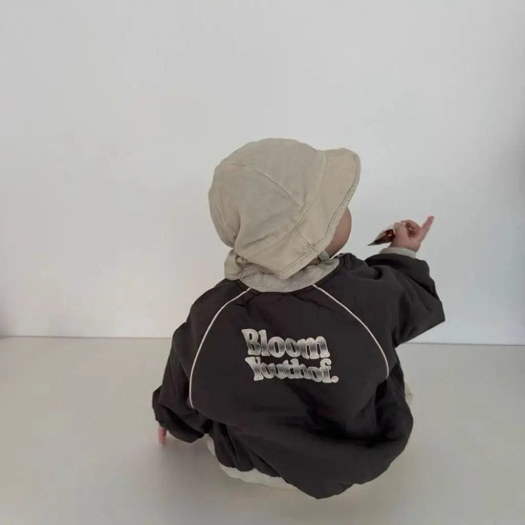 Baby Vintage Padded Jacket Plus Velvet