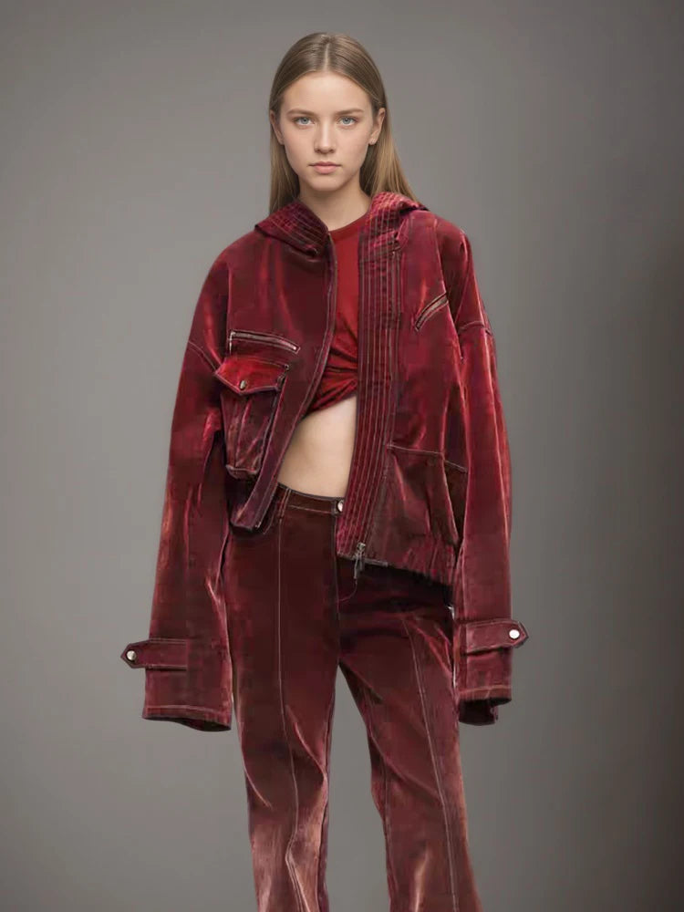 Asymmetric Denim Jacket