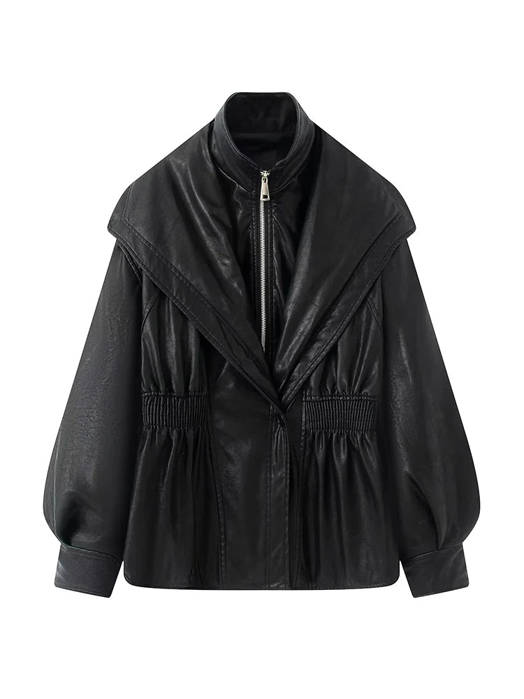 Full Sleeve Stand Collar Slim Jacket