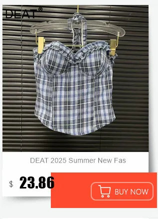 Mesh Denim Camisole Vest