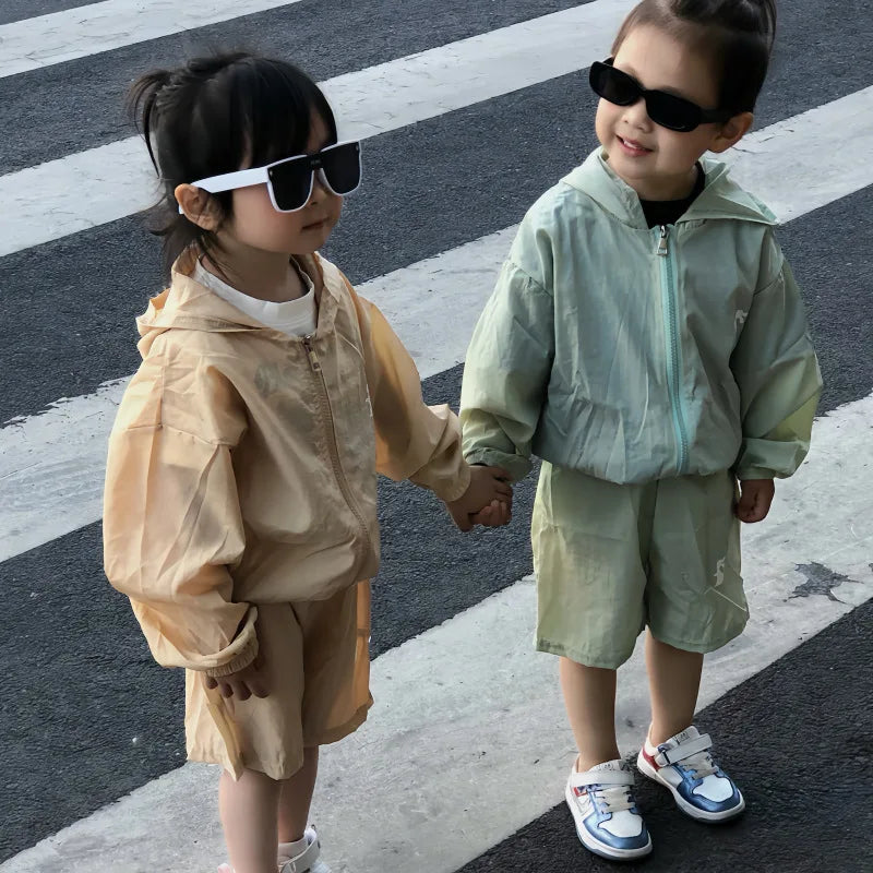 Sunscreen  2pcs Sport Suits