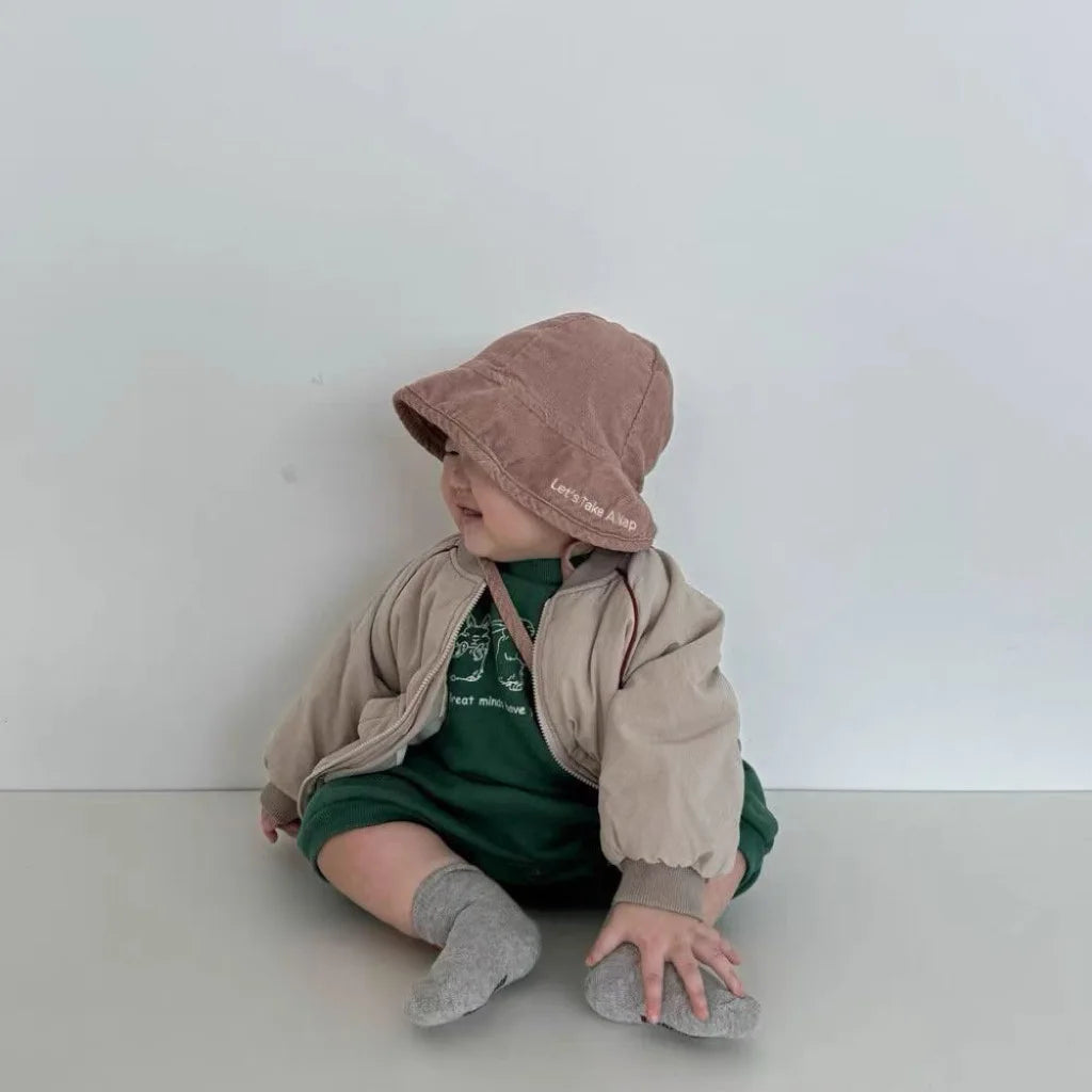 Baby Vintage Padded Jacket Plus Velvet