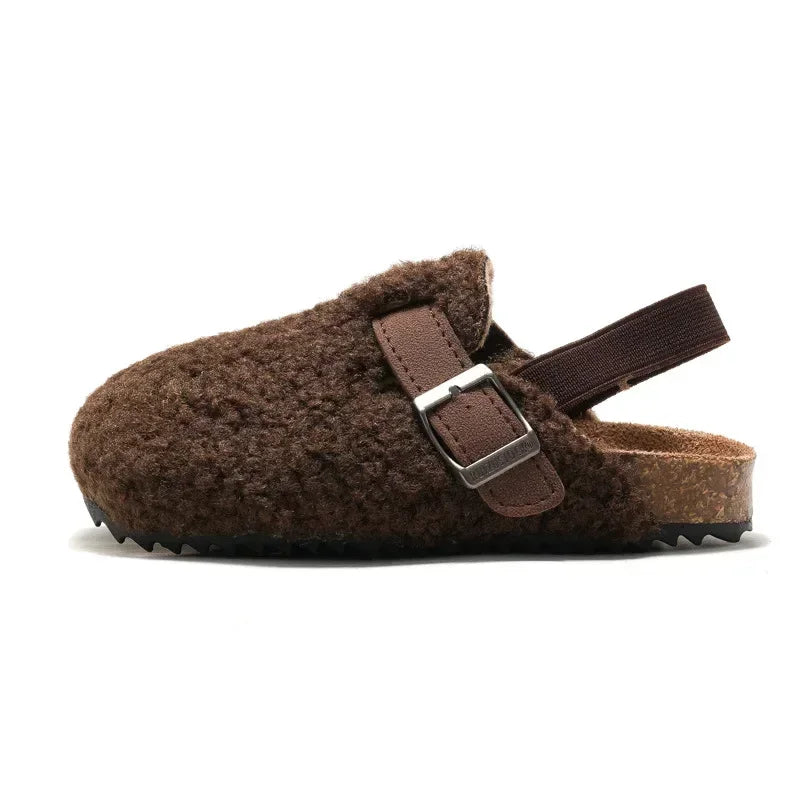 Children's Fleece Elastic Clogs