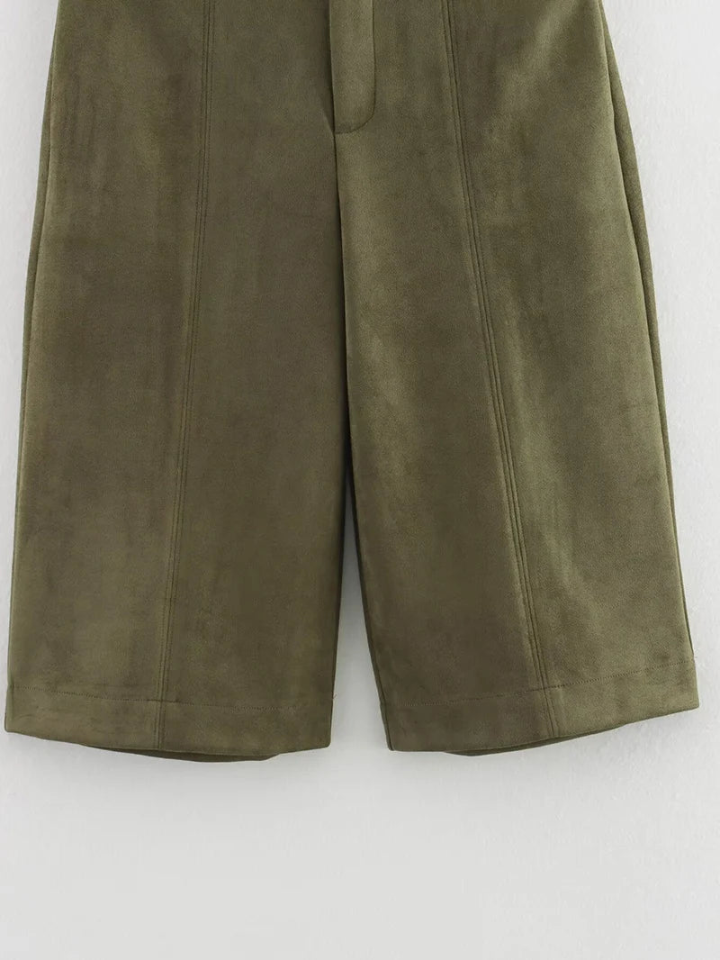 Women High waisted Casual Shorts set