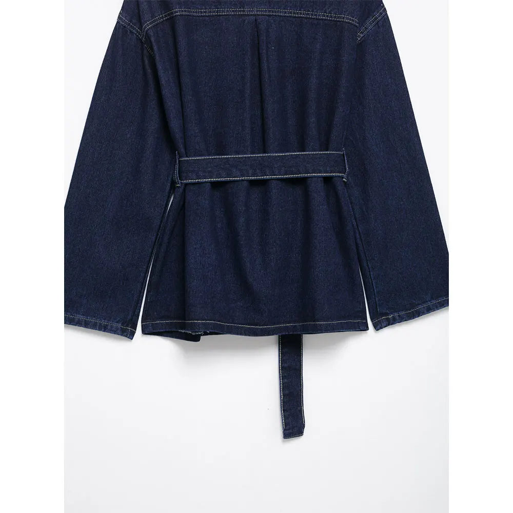 Set With Belt Denim  Jackets & Vintage Front