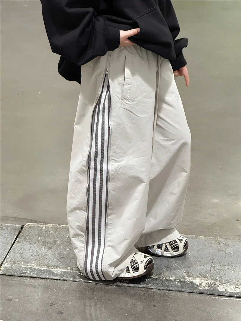 Zipper street-style Pants