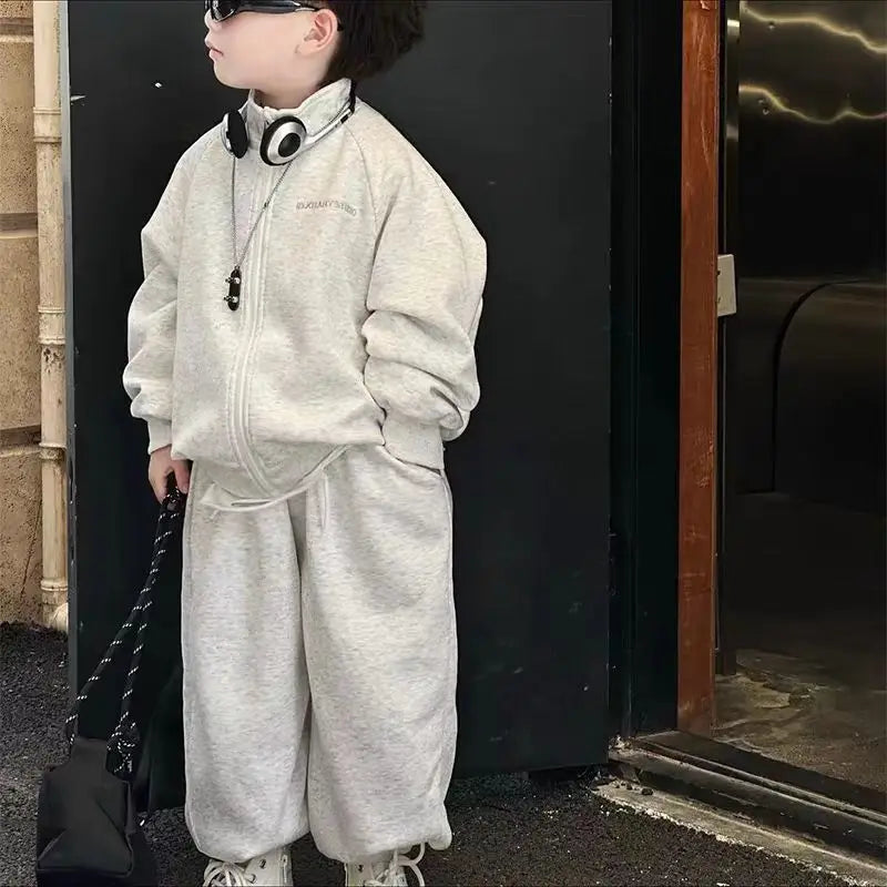 High neck Set Sweatshirt