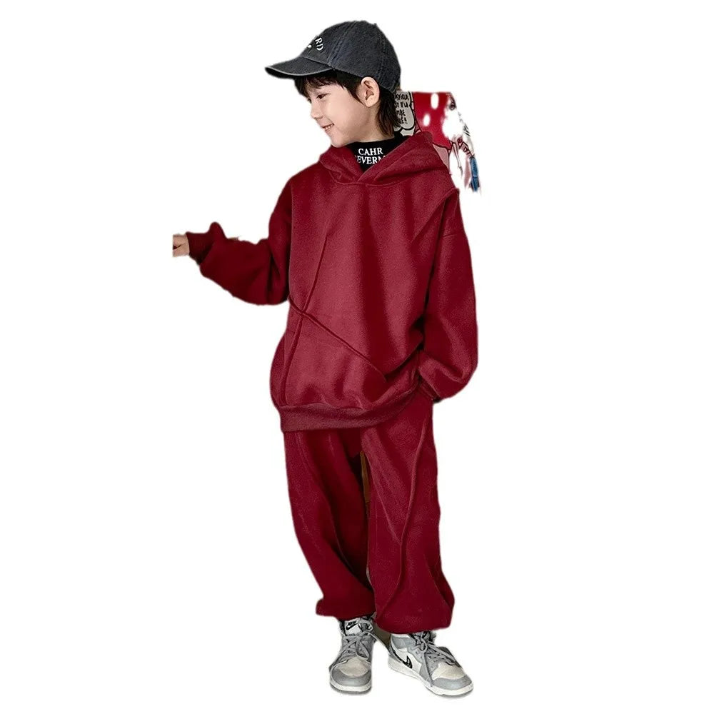Maroon tracksuit for kids