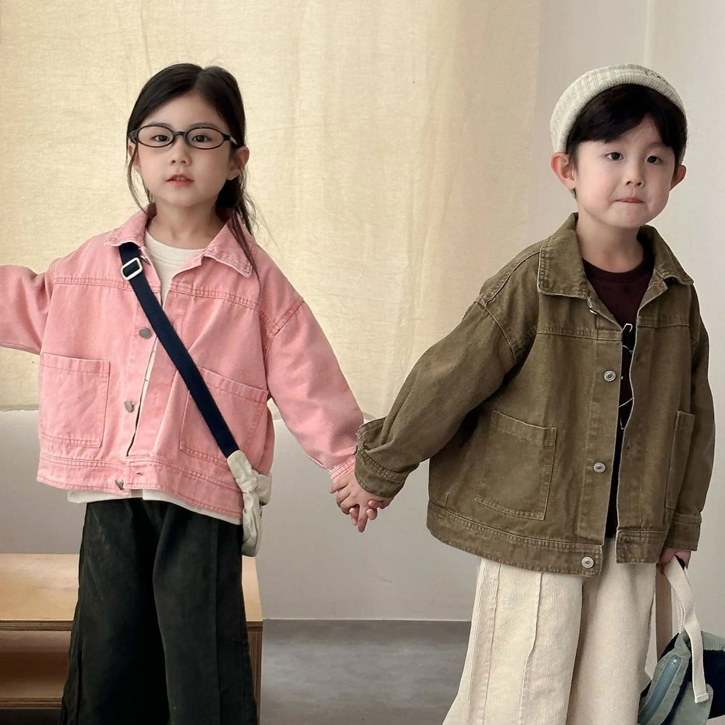 Loose Fitting Boys/Girls denim Jackets