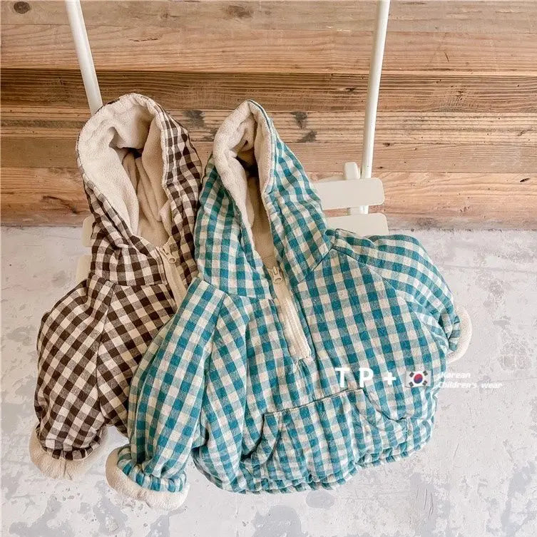Fashion Plaid Kids Jacket