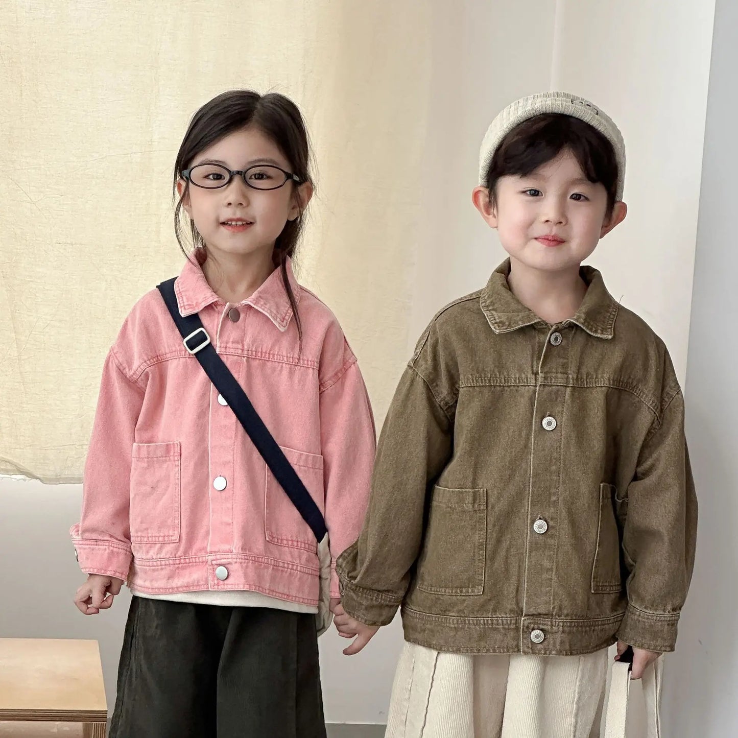 Loose Fitting Boys/Girls denim Jackets